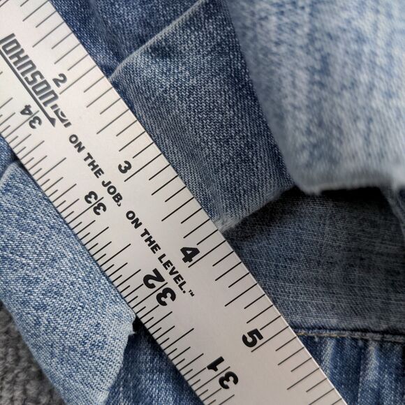 Xhilaration Womens Jean Shorts Blue Size 5 Denim Cotton Pockets Belt Loops - Picture 5 of 10